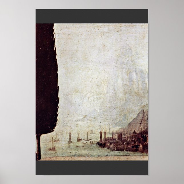 Annunciation  By Leonardo Da Vinci Poster (Front)
