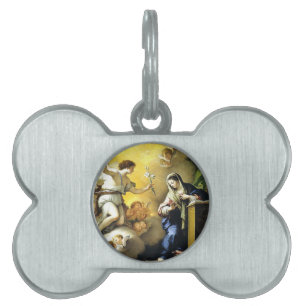 Annunciation by Paolo de Matteis, 1712. Pet ID Tag