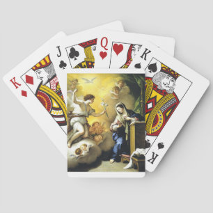 Annunciation by Paolo de Matteis, 1712. Playing Cards