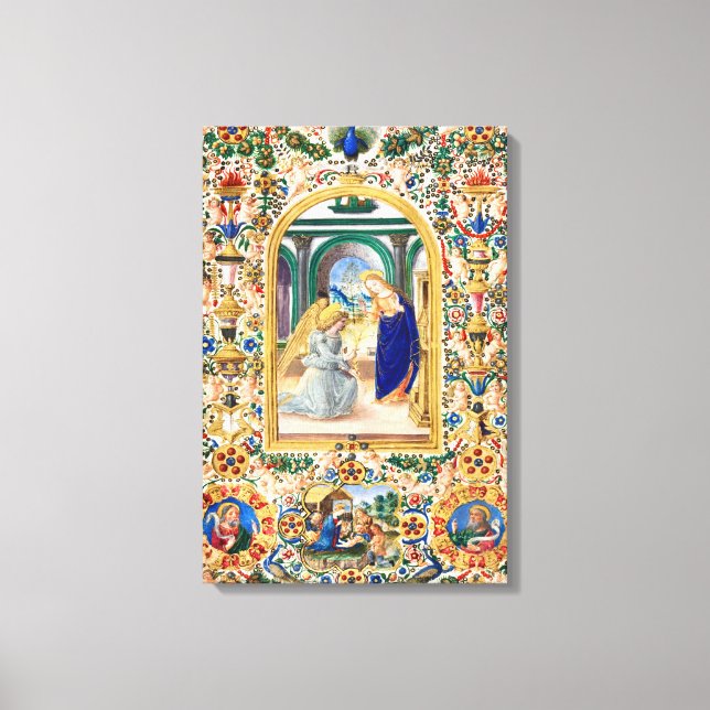 Annunciation Christmas  Canvas Print (Front)