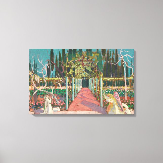 Annunciation Maurice Denis Famous Painting Canvas Print (Front)