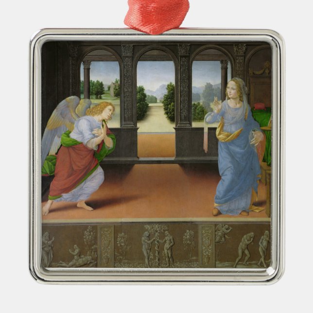 Annunciation Metal Tree Decoration (Front)