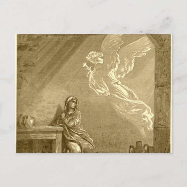 Annunciation of Blessed Virgin Mary Postcard (Front)