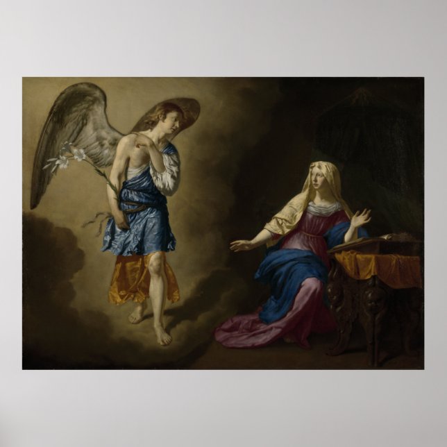 Annunciation of Mary, Velde Poster (Front)