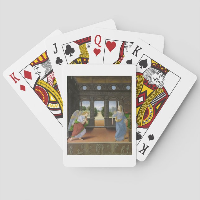 annunciation playing cards (Back)