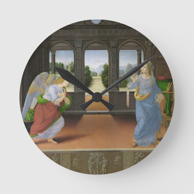 annunciation round clock (Front)