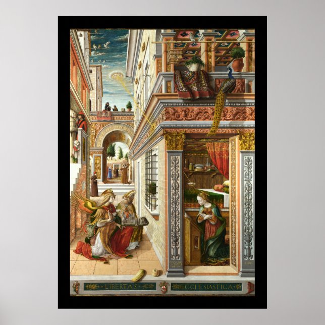 Annunciation ,Saint Emidius and an UFO Poster (Front)