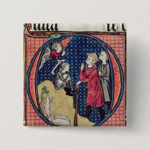 Annunciation to the Shepherds 15 Cm Square Badge