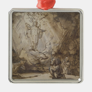Annunciation to the Shepherds Metal Tree Decoration