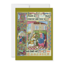 Annunciation Victorian Era Christmas Card