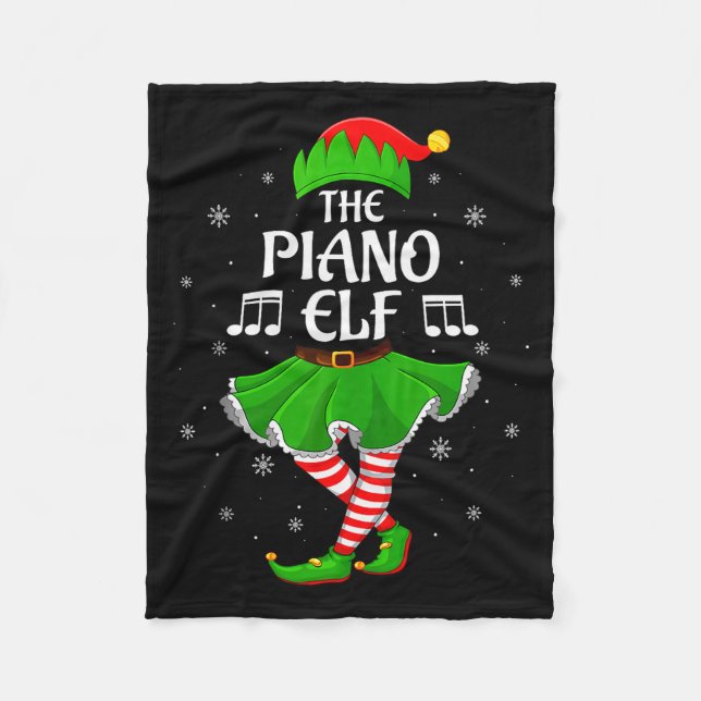 Ano Elf Christmas Family Girls Women Elf Squad Xma Fleece Blanket (Front)