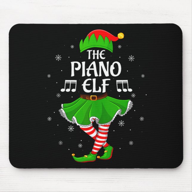 Ano Elf Christmas Family Girls Women Elf Squad Xma Mouse Mat (Front)