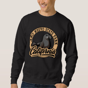 Ano Nuevo State Park California Elephant Seals Sou Sweatshirt