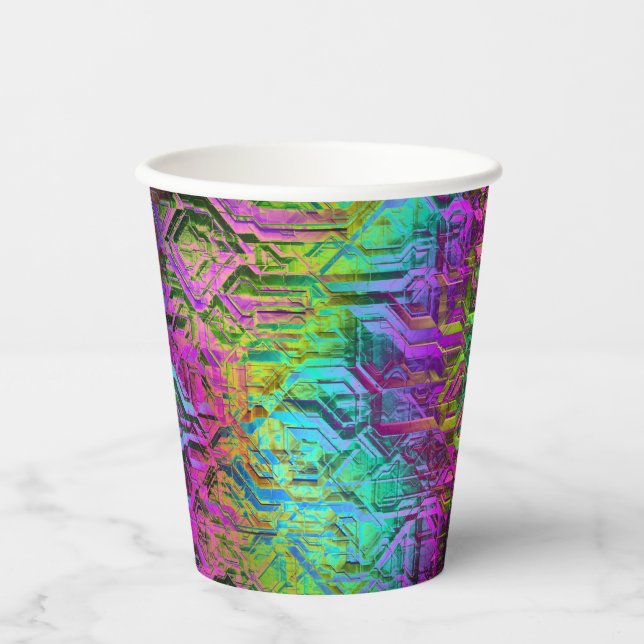 anodised titanium : paper cups (Front)