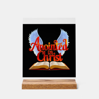 Anointed in Christ Acrylic Sign