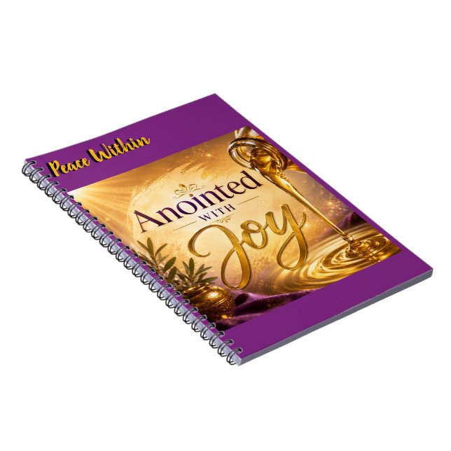 Anointed With Joy Notebook (Right Side)