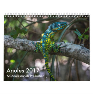 Anoles 2017 - An Anole Annals Production Calendar
