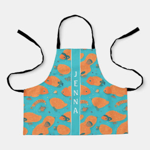 Anomalocaris Pastel Colourful Custom Pattern Apron