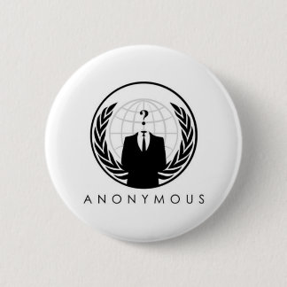 anon-logo 6 cm round badge