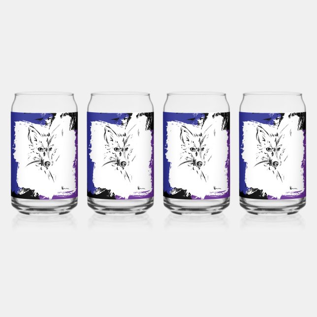 Anonimal 1 can glass (Front)