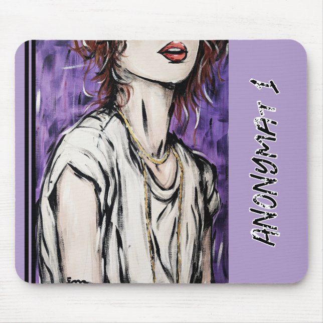 Anonymity 1 mouse mat (Front)