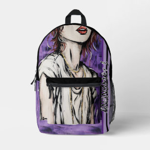 Anonymity 1 printed backpack