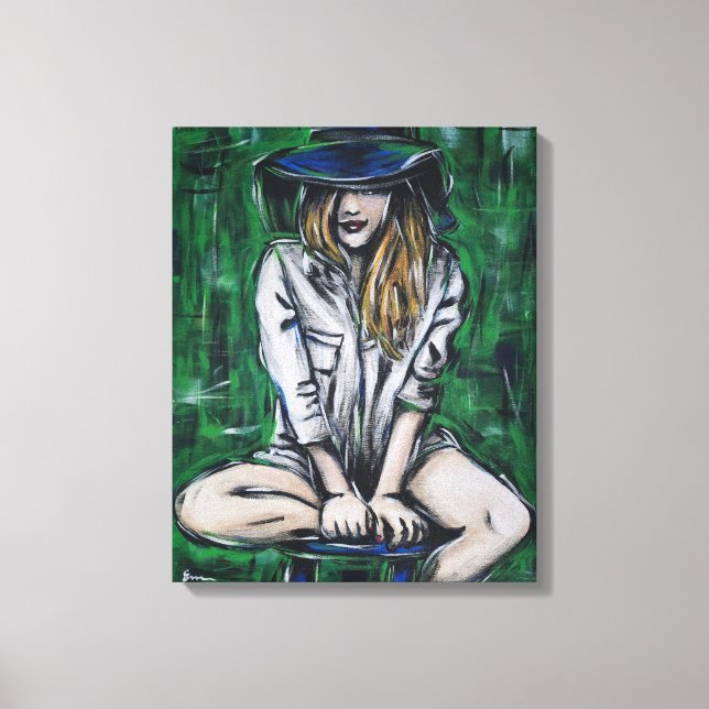 Anonymity 3 canvas print (Front)