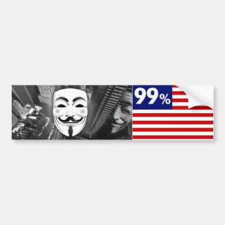 Anonymous 99% Bumper Sticker