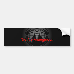 Anonymous( Bumper Sticker) Bumper Sticker