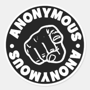 Anonymous Classic Round Sticker