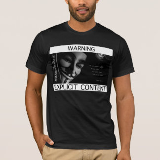 ANONYMOUS Explicit Content T-Shirt