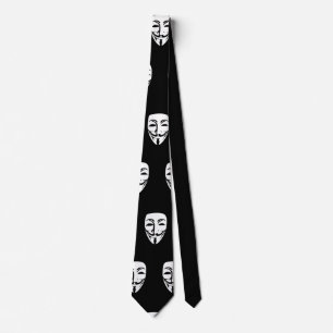 Anonymous face party tie