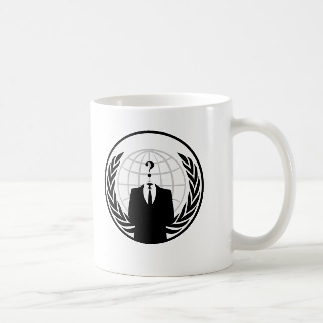 Anonymous International Logo Coffee Mug (Right)