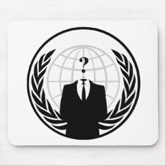 Anonymous International Logo Mouse Mat
