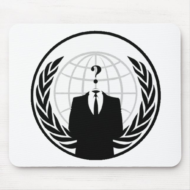 Anonymous International Logo Mouse Mat (Front)
