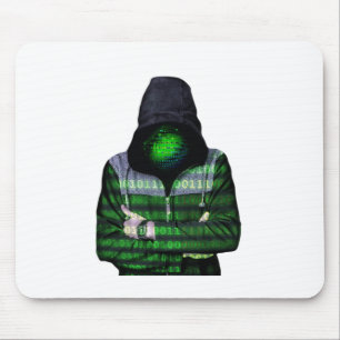 Anonymous Internet Hacker Mouse Mat