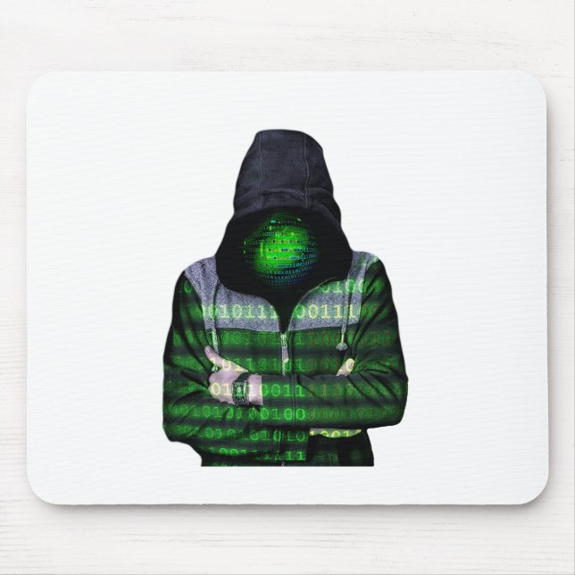 Anonymous Internet Hacker Mouse Mat (Front)