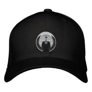 Anonymous logo embroidered hat