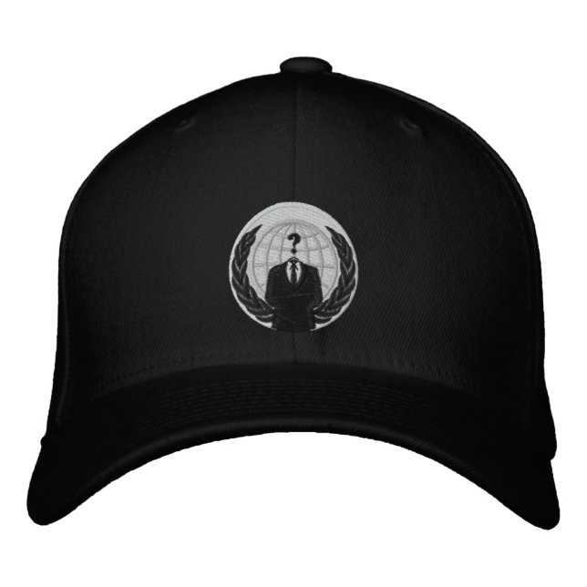 Anonymous logo embroidered hat (Front)