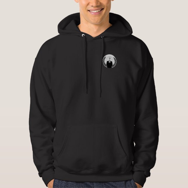 Anonymous logo front hoodie (Front)