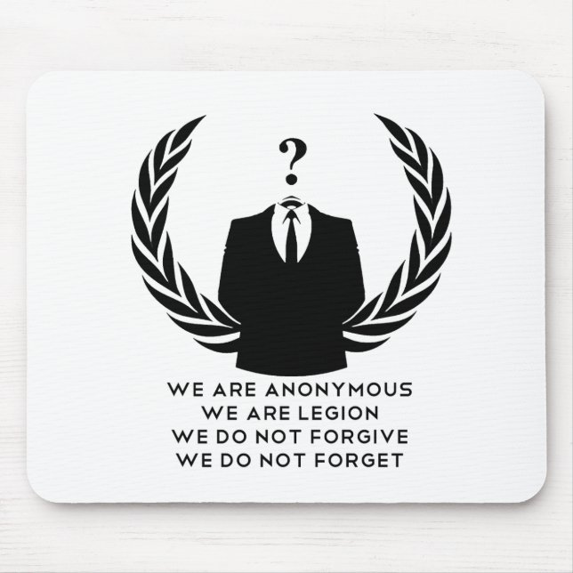 Anonymous Mouse Mat (Front)