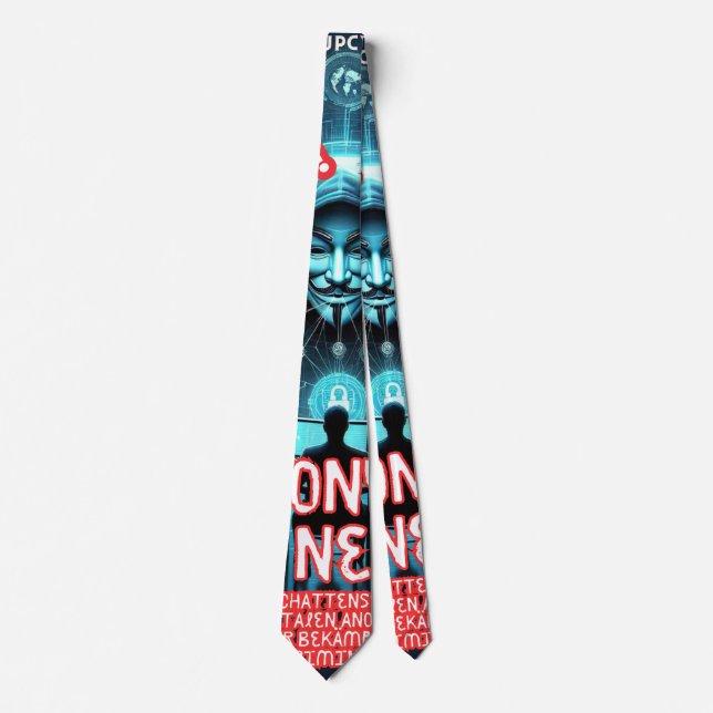 Anonymous on the Net Tie (Front)