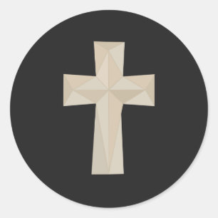 Anonymous origami classic round sticker