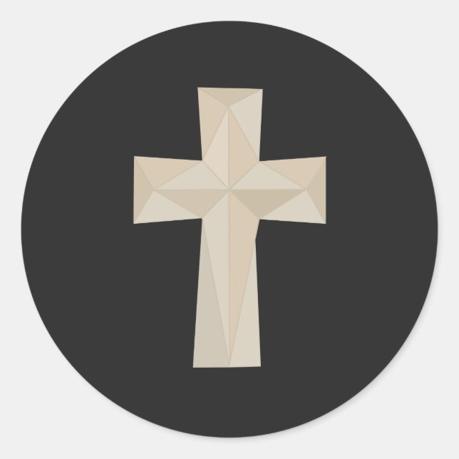 Anonymous origami classic round sticker (Front)