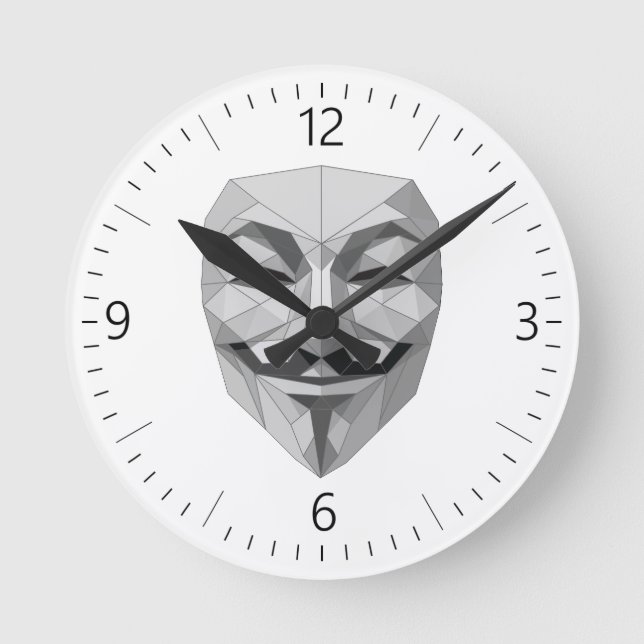 Anonymous origami round clock (Front)