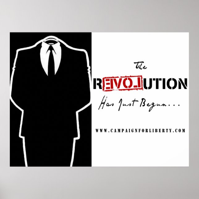 Anonymous Revolution Poster (Front)