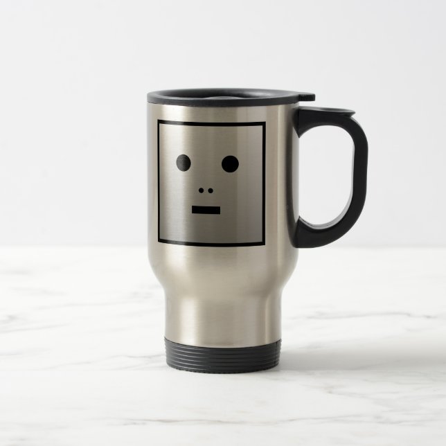 Anonymous Robot - Customised Travel Mug (Right)