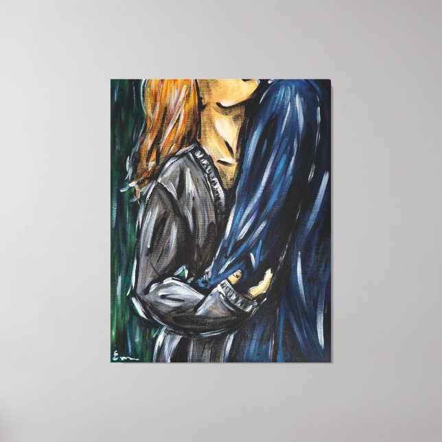 Anonymous to two 3 canvas print (Front)