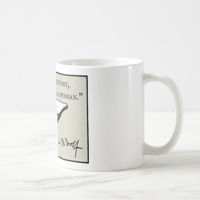 Anonymous Was a Woman Coffee Mug (Right)