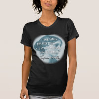 Anonymous Was a Woman ~ Virginia Woolf quote blue